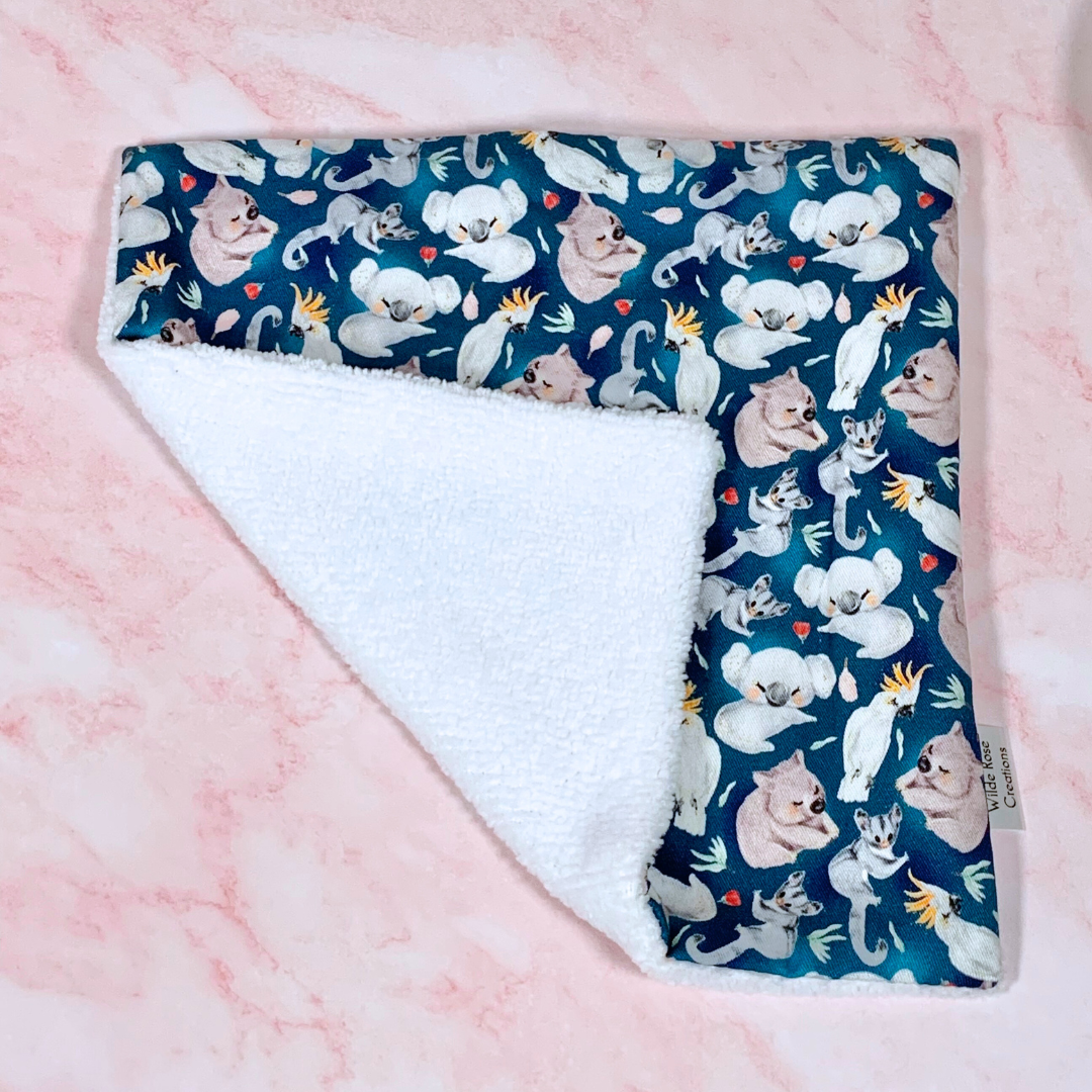 Australian Animals Face Washer