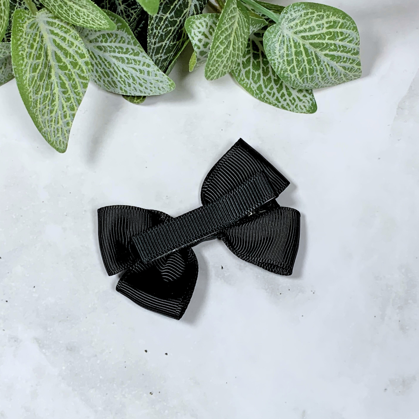 Black Small Bow Hair Clip