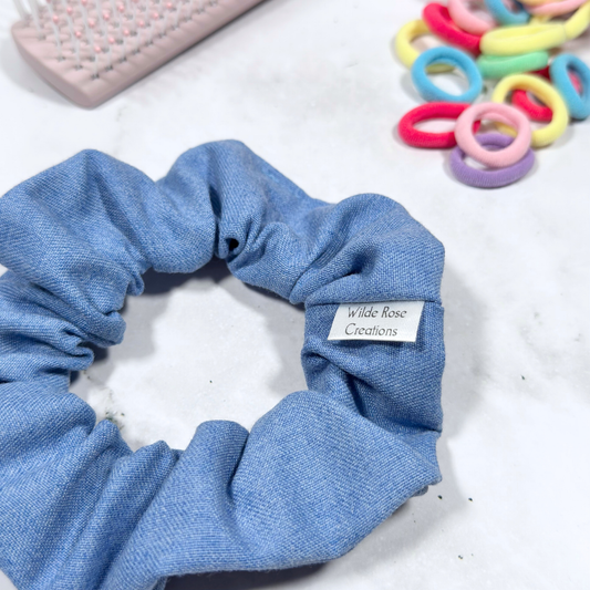 Blue Denim Regular Scrunchie