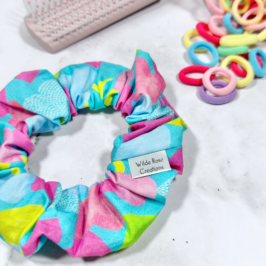 Bright Hearts Regular Scrunchie