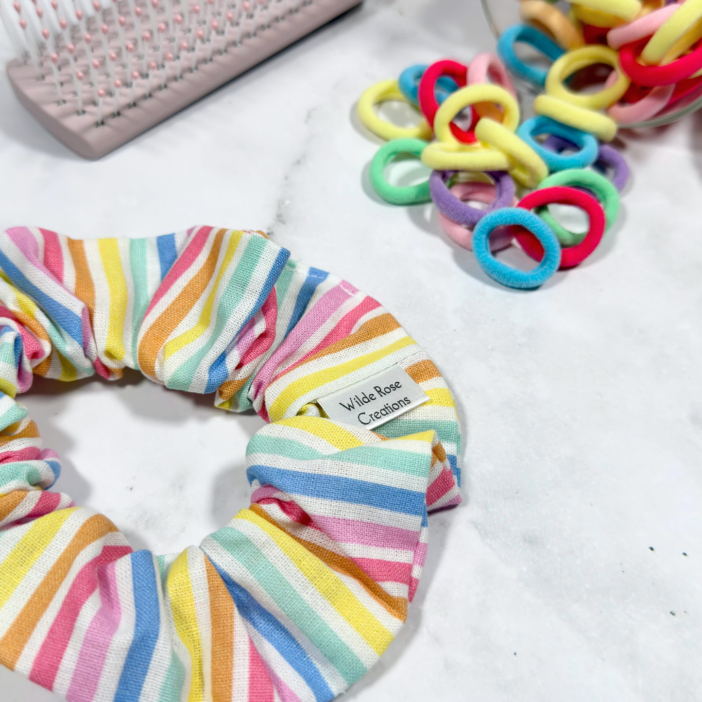 Candy Stripe Regular Scrunchie