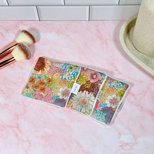 Earthy Floral Makeup Wipes 3pk