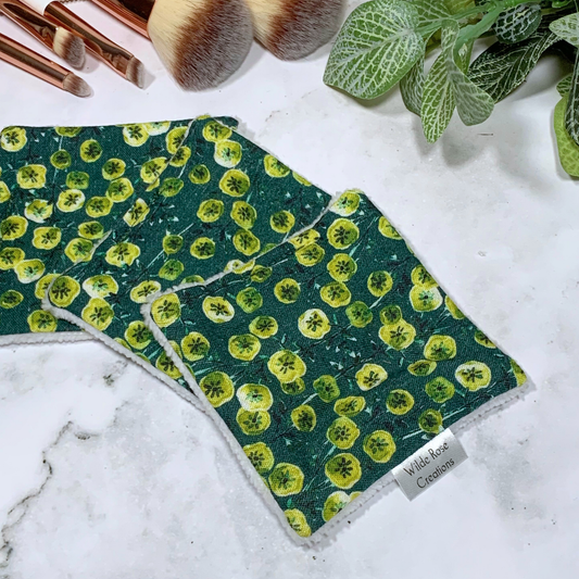 Green Print Makeup Wipes 3pk