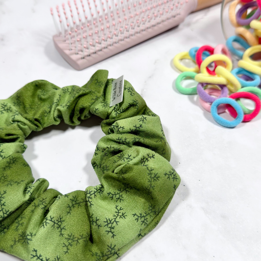Green Regular Scrunchie