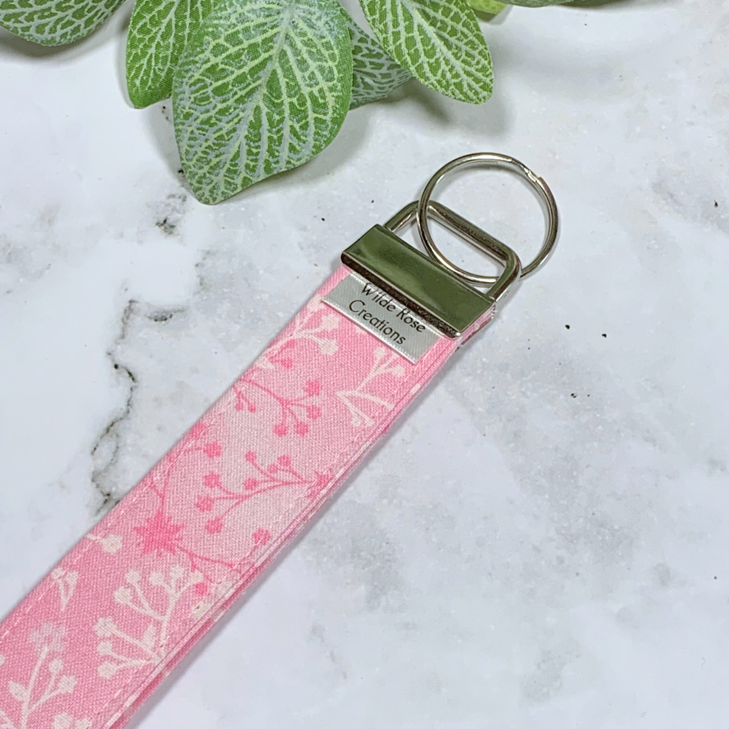 Light Pink Flutter Wristlet