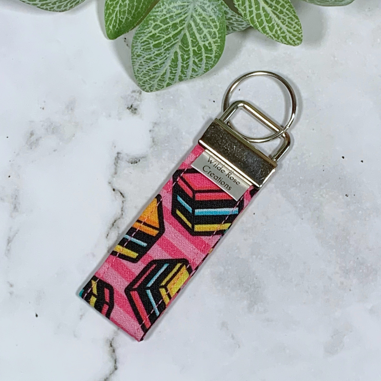 Liquorice Allsorts Fabric Keyring