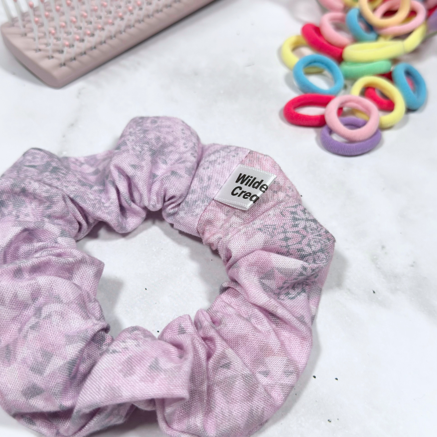 Mandala Print Regular Scrunchie