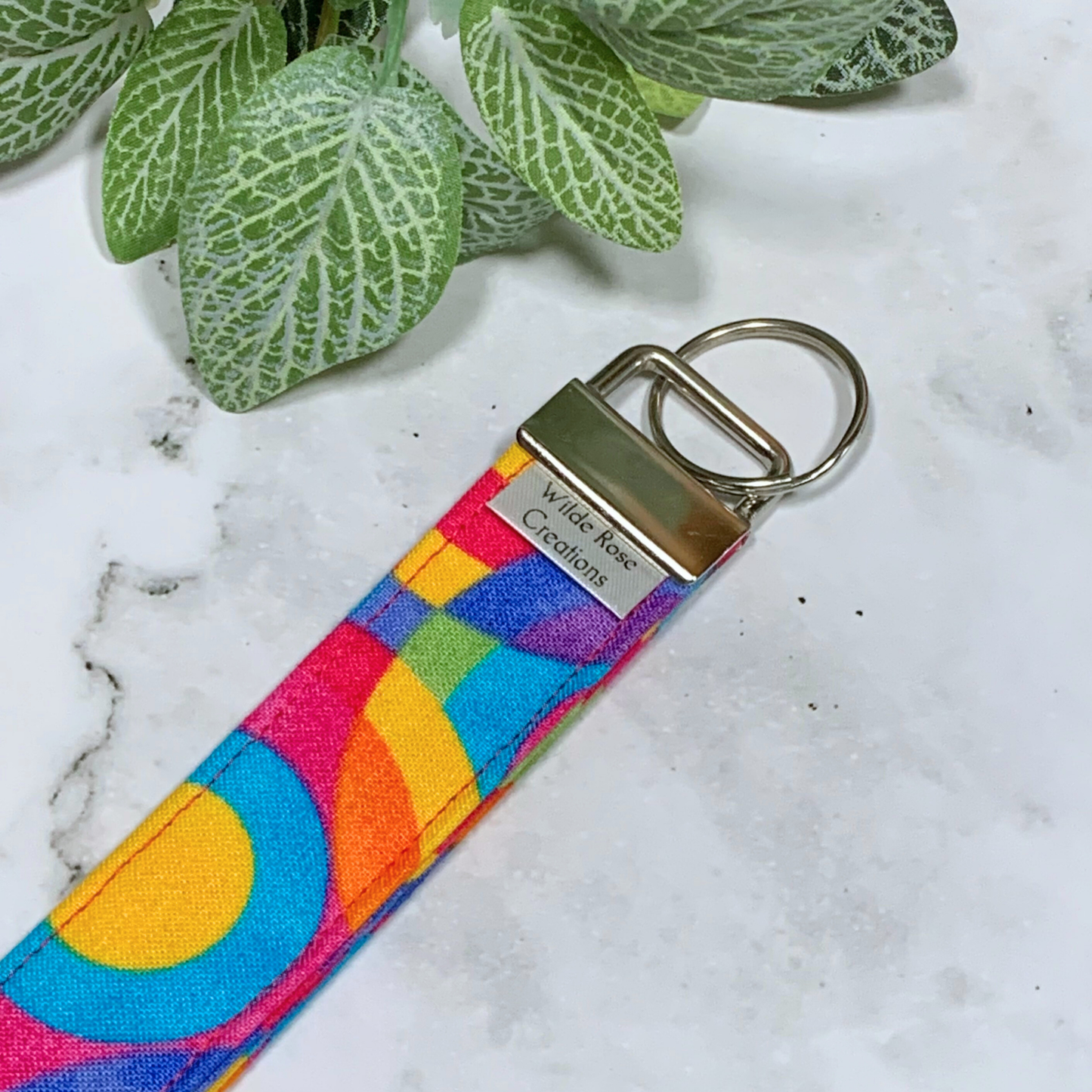 Multicoloured Wristlet