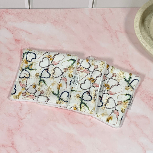 Nurse Stethoscope Makeup Wipes 3pk