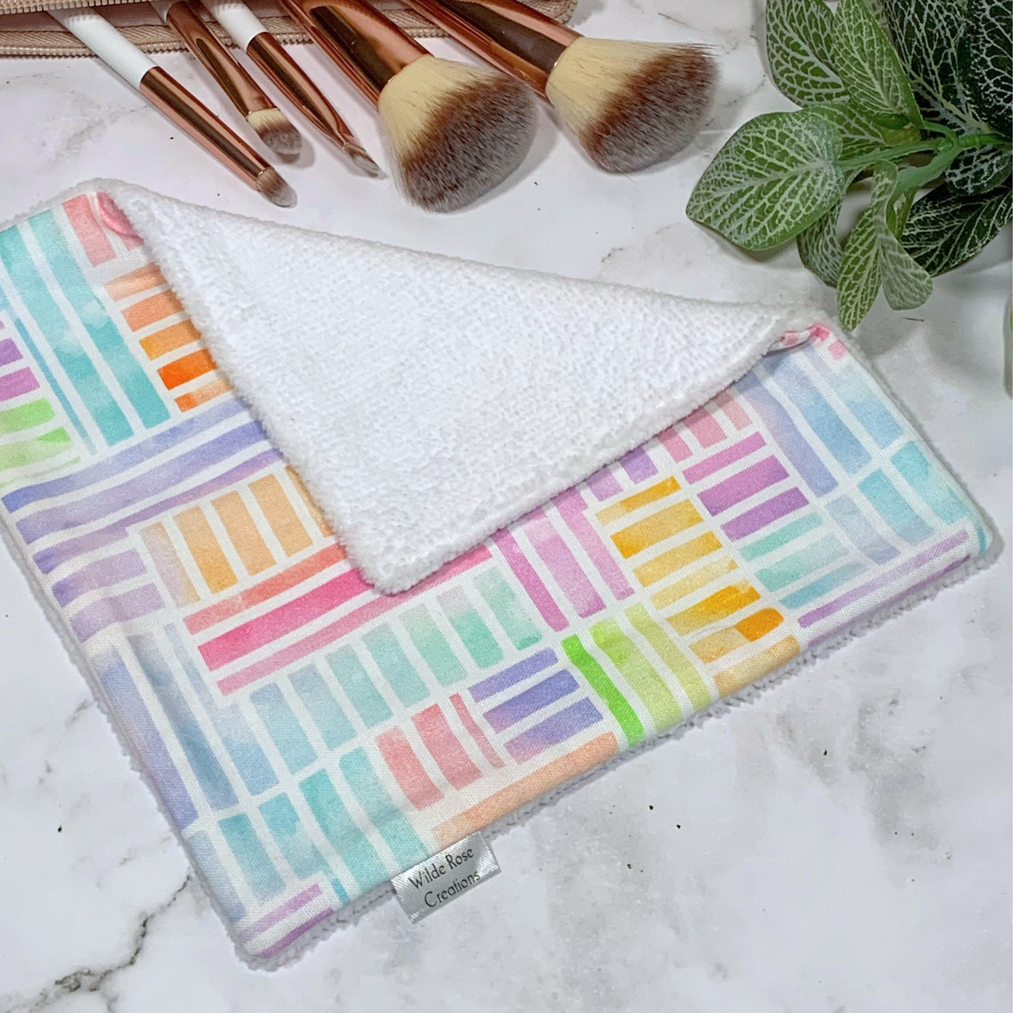 Pastel Stripes Face Washer