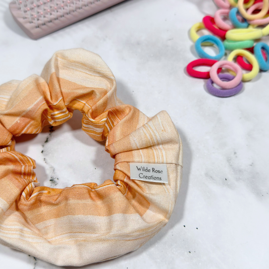 Peach Regular Scrunchie