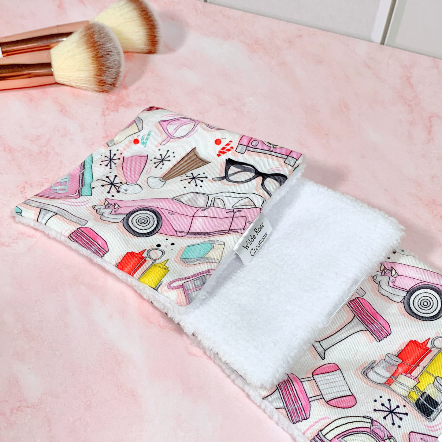 Retro Diner Makeup Wipes 3pk