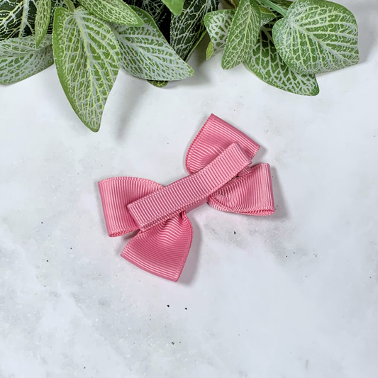 Wild Rose Small Bow Hair Clip