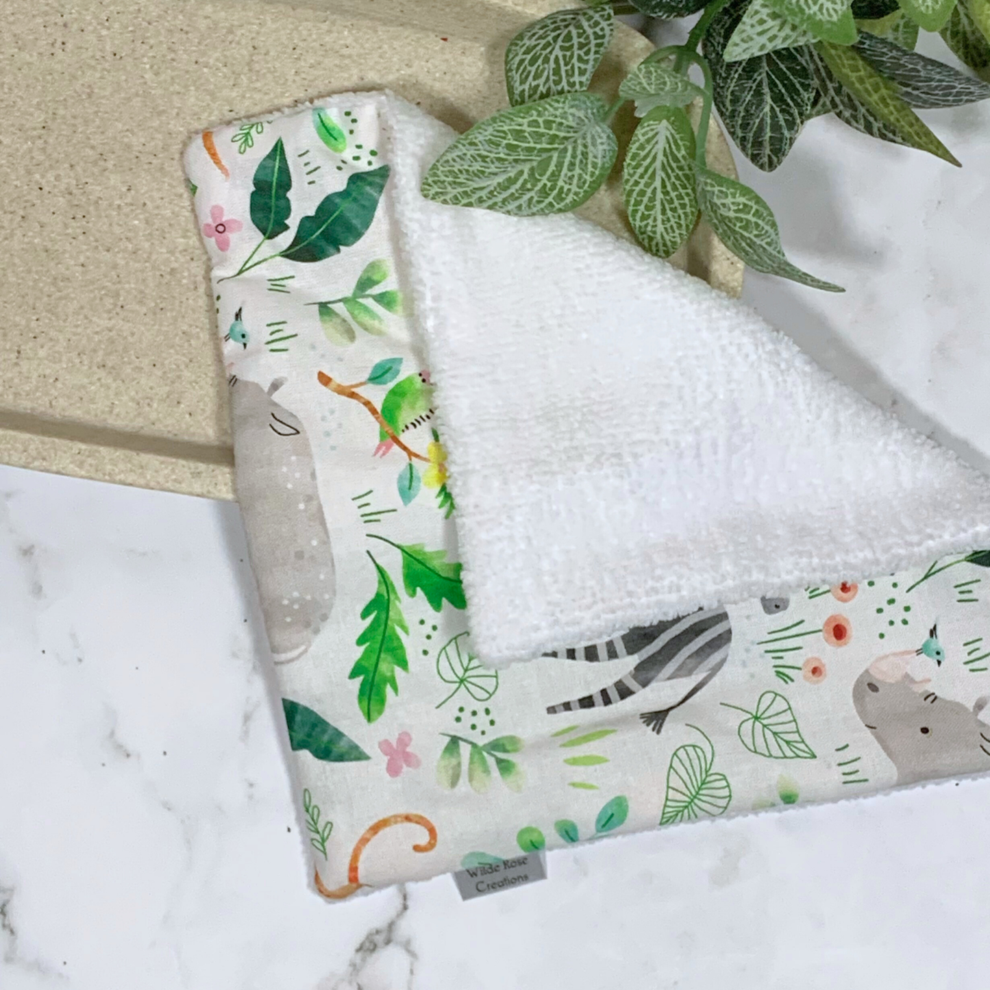 Zoo Animals Face Washer