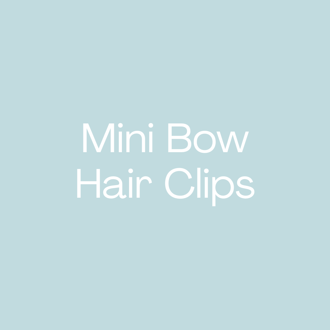 Mini Bow Hair Clips