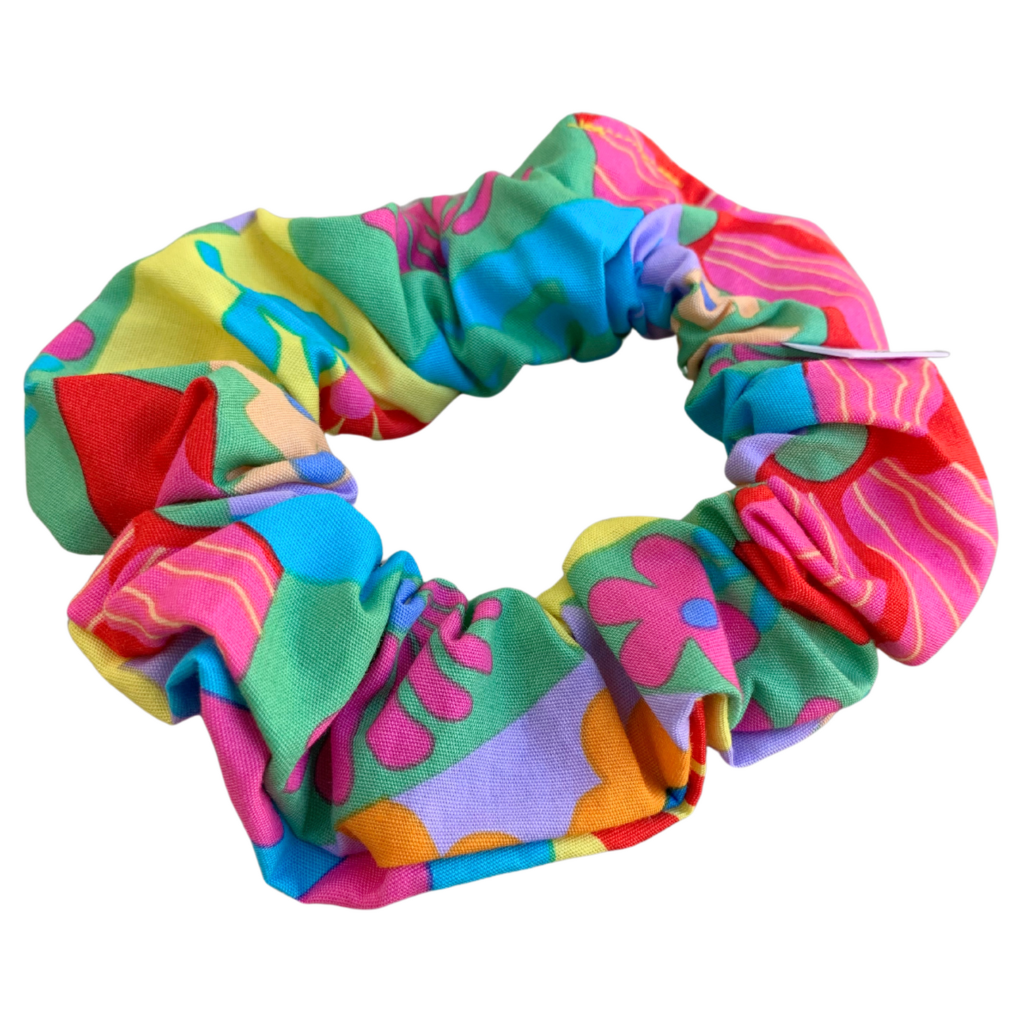 Abstract Flowers Scrunchie