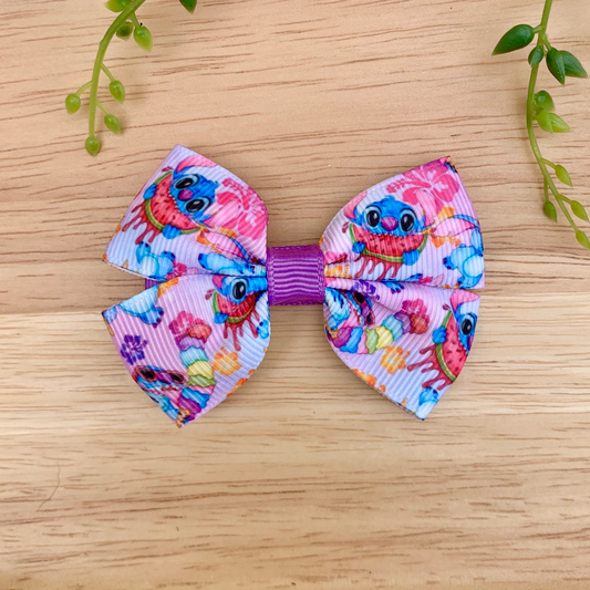 Aloha Double Bow Hair Clip