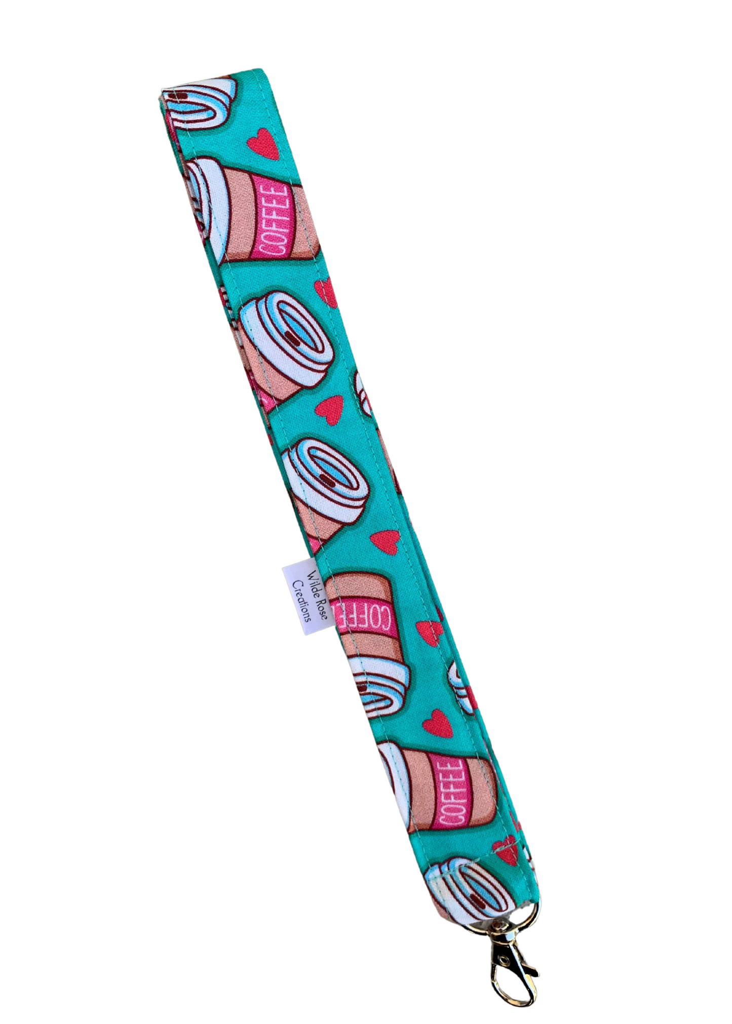 Aqua Coffee Lanyard