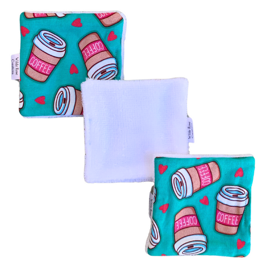 Aqua Coffee Makeup Wipes - 3pk