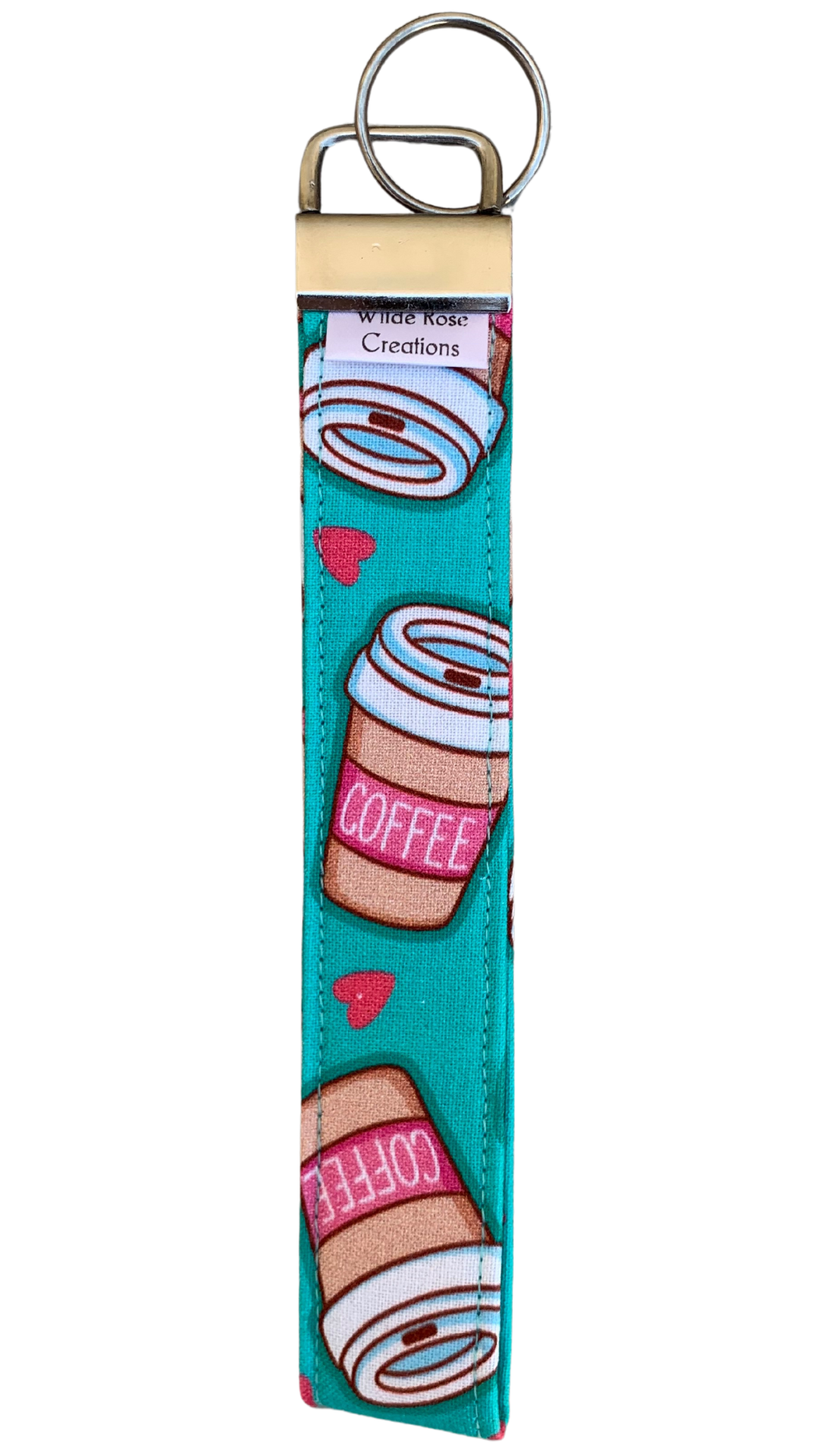 Aqua Coffee Wristlet