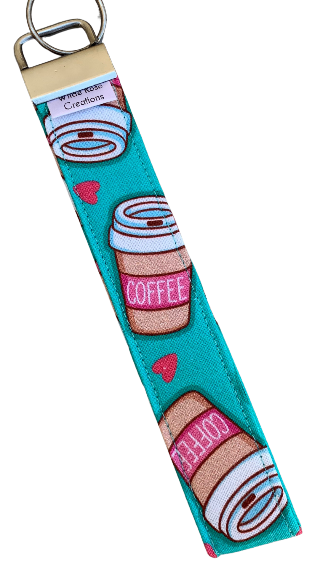 Aqua Coffee Wristlet