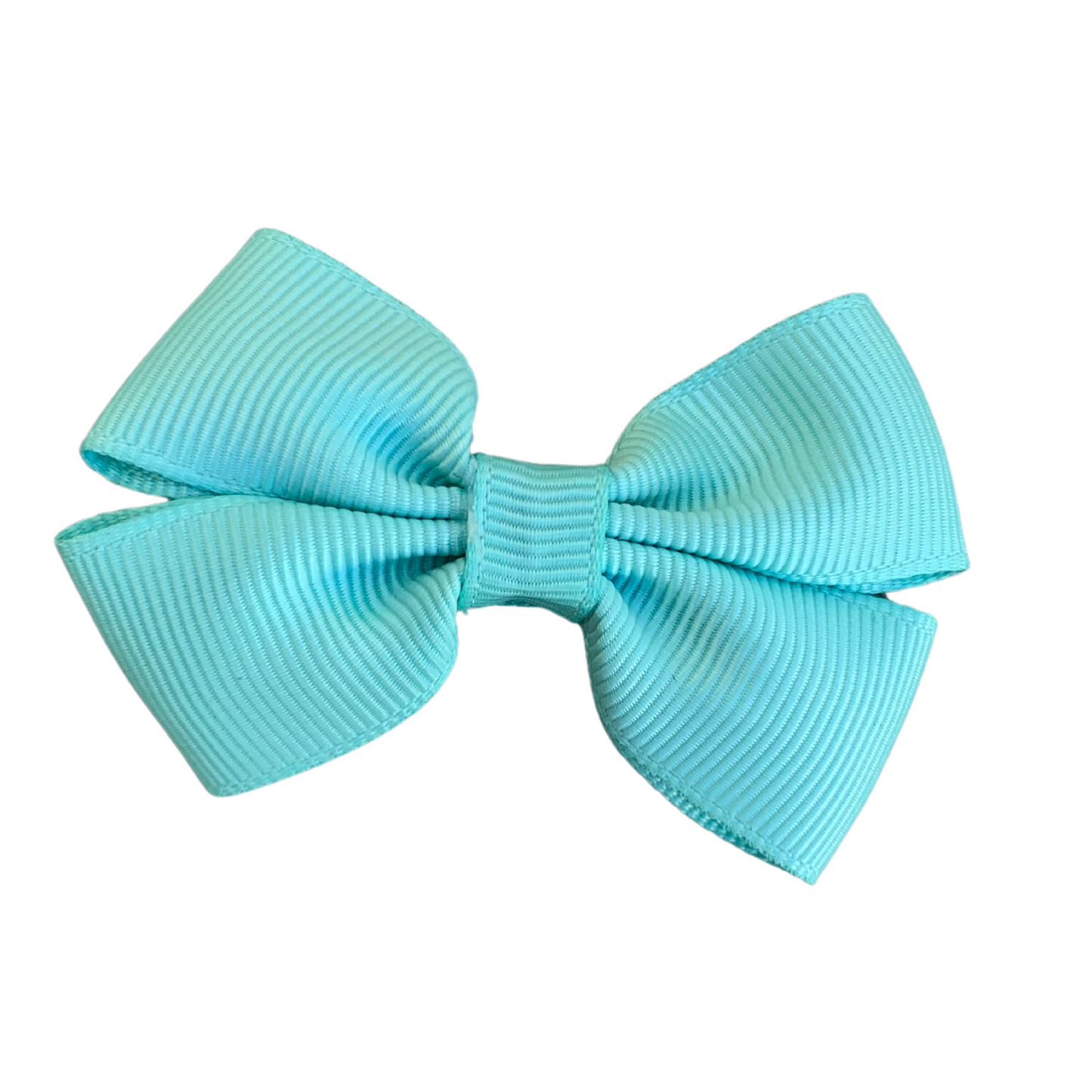 Aqua Double Bow Hair Clip