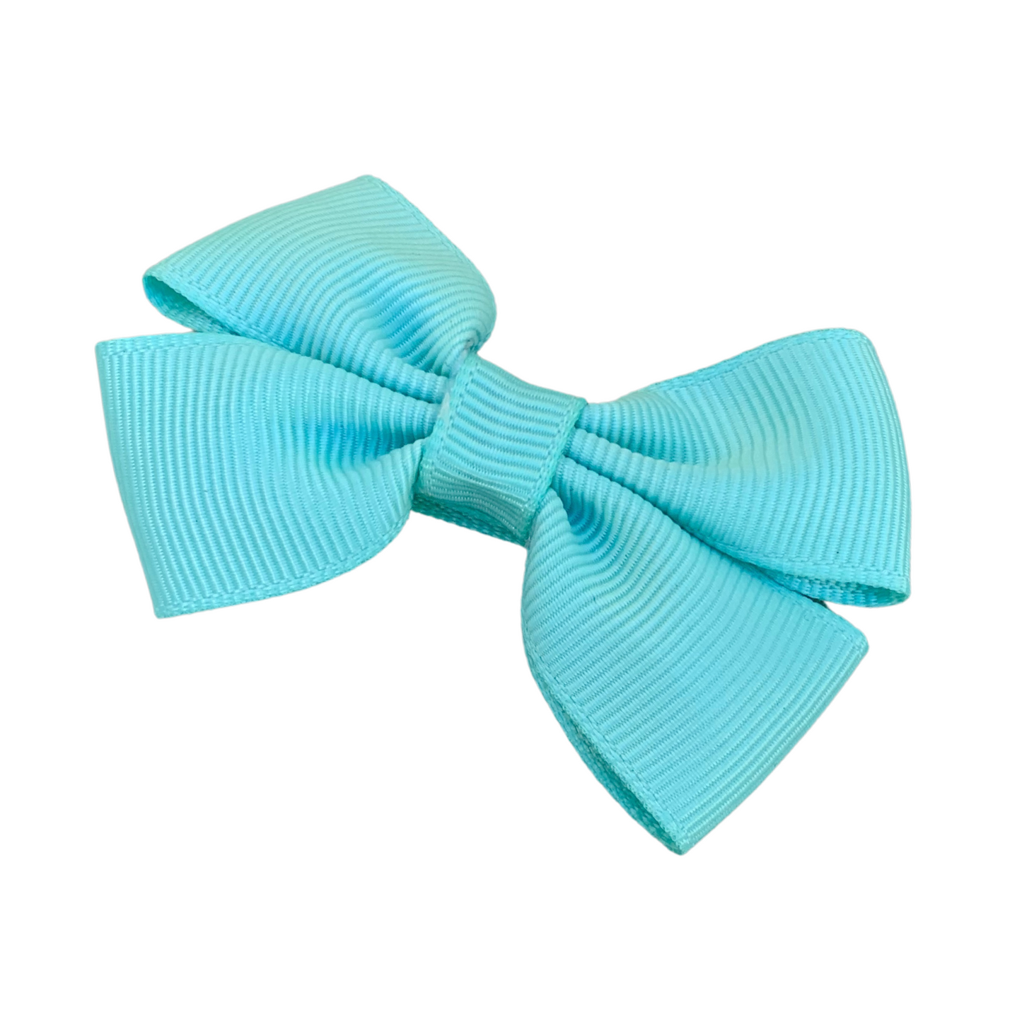 Aqua Double Bow Hair Clip