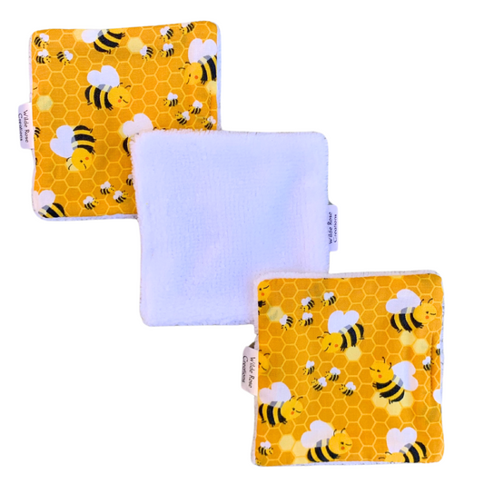 Bees Makeup Wipes - 3pk