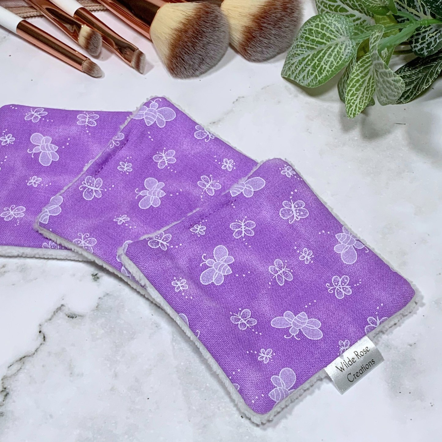 Bees and Butterflies Makeup Wipes 3pk