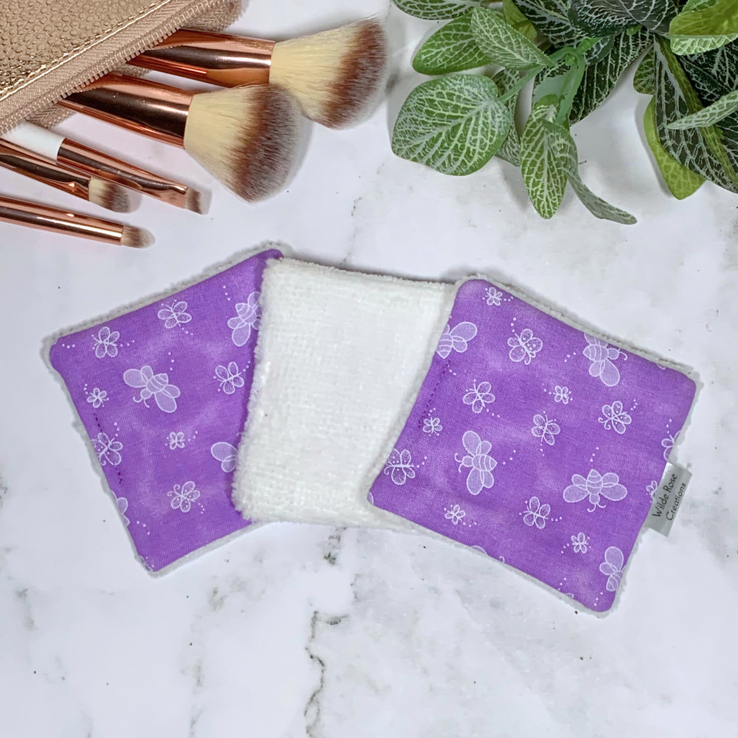 Bees and Butterflies Makeup Wipes 3pk