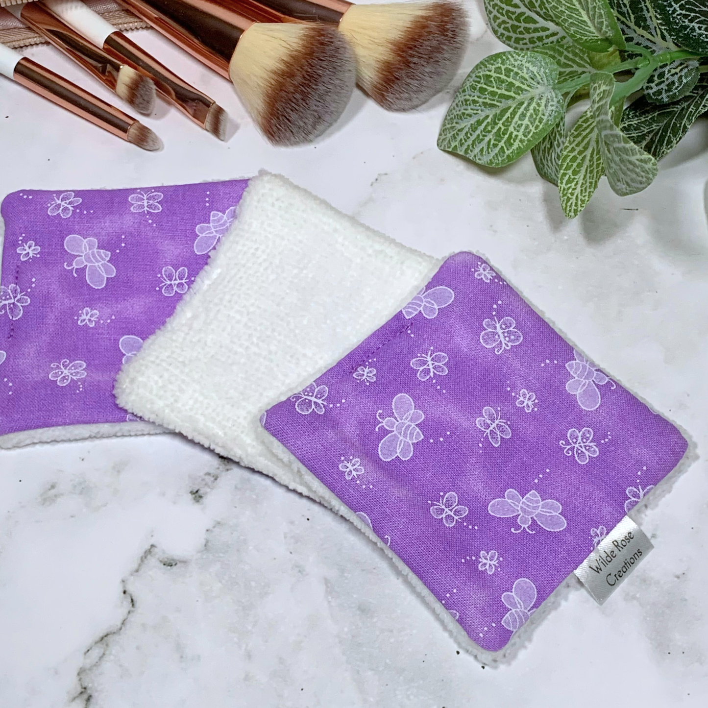 Bees and Butterflies Makeup Wipes 3pk