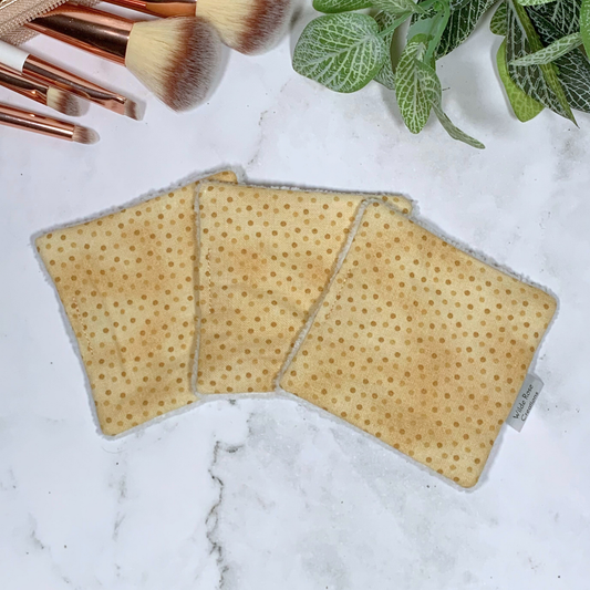 Beige Dots Makeup Wipes 3pk
