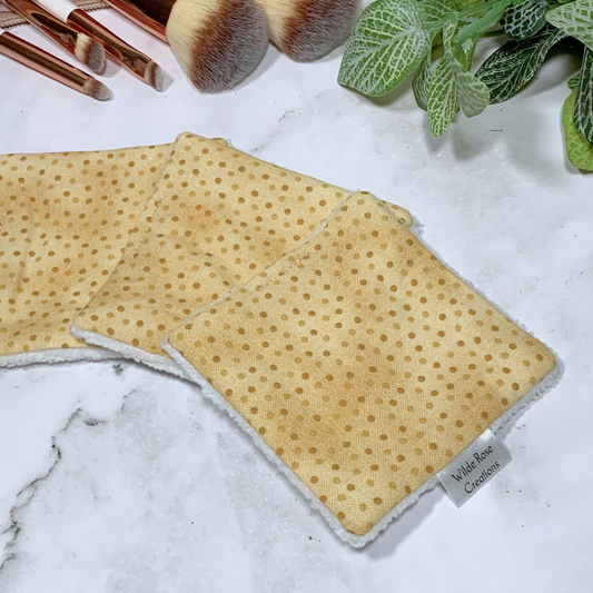 Beige Dots Makeup Wipes 3pk