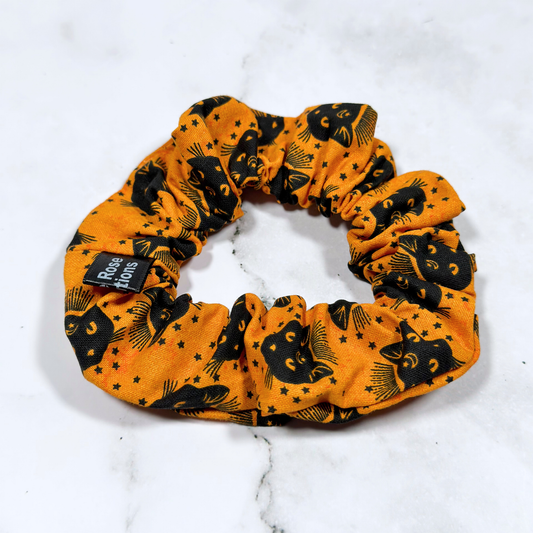 Black Cat Regular Scrunchie