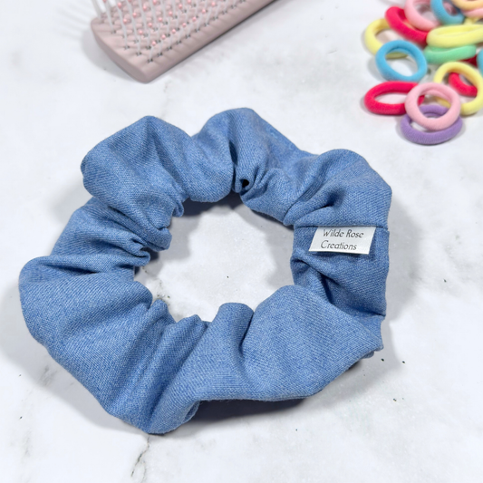 Blue Denim Regular Scrunchie