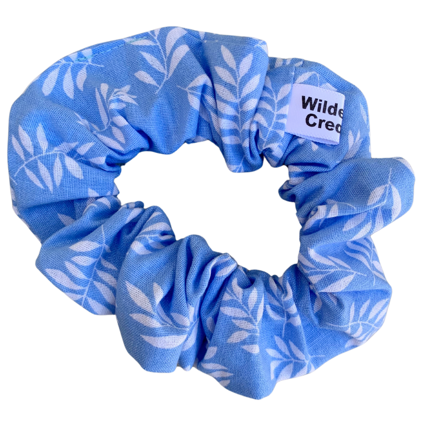 Blue Fern Scrunchie