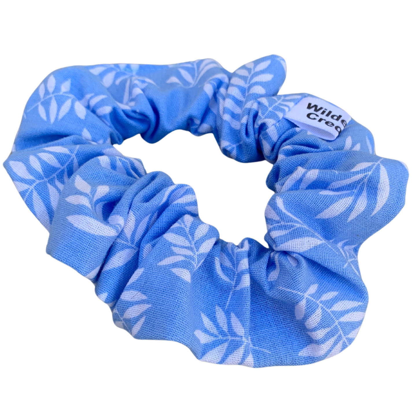 Blue Fern Scrunchie