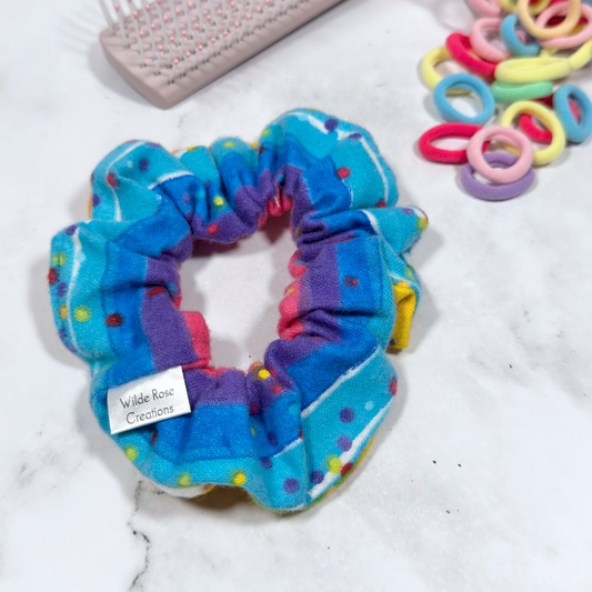 Bright Flannelette Regular Scrunchie