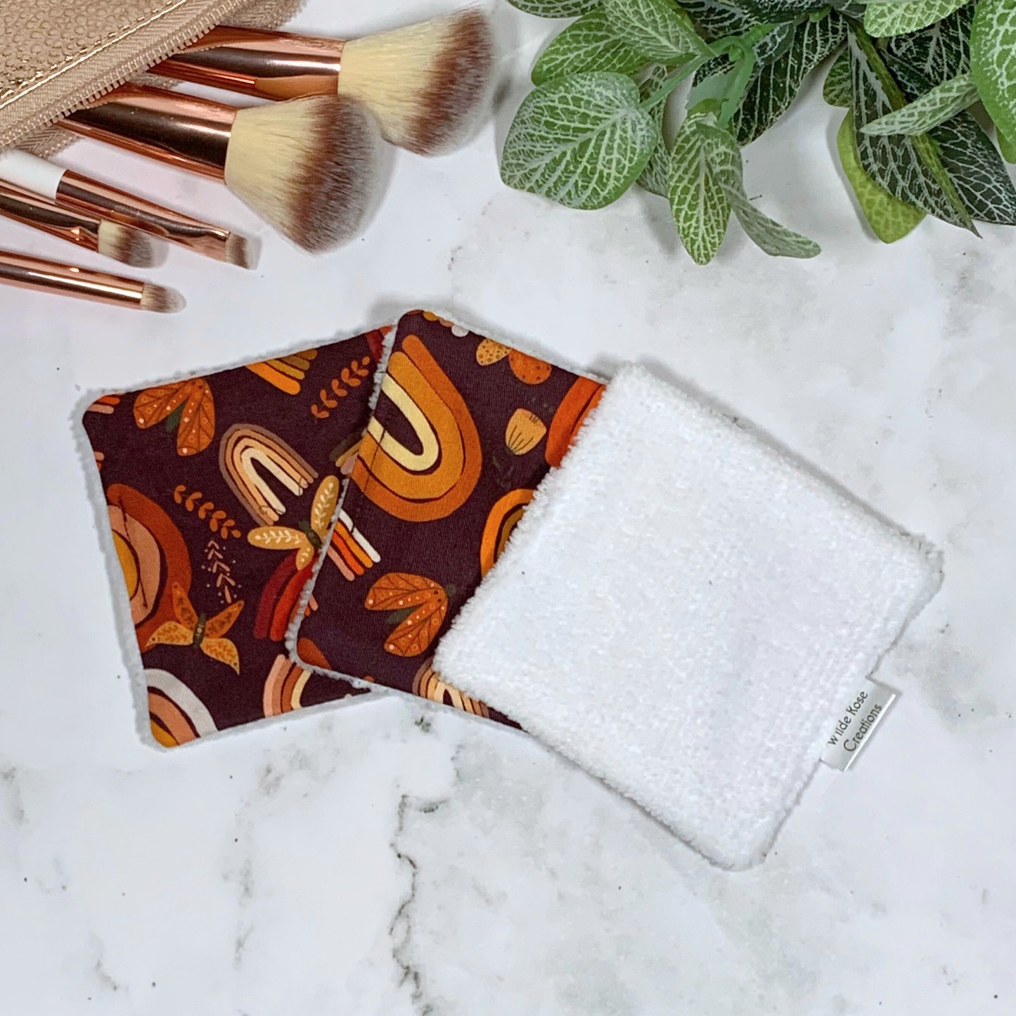 Brown Boho Makeup Wipes 3pk