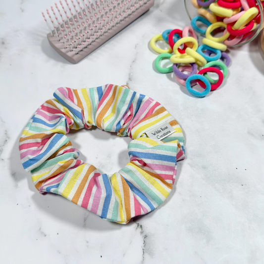 Candy Stripe Regular Scrunchie