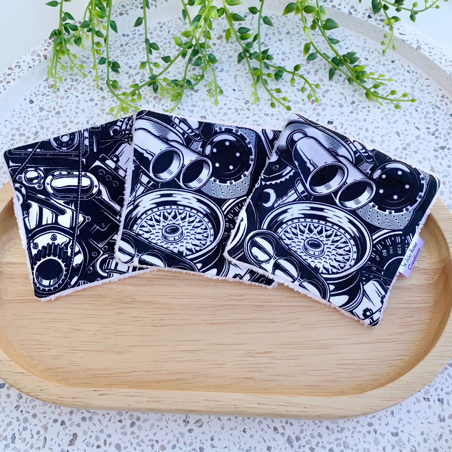 Car Parts Makeup Wipes - 3pk