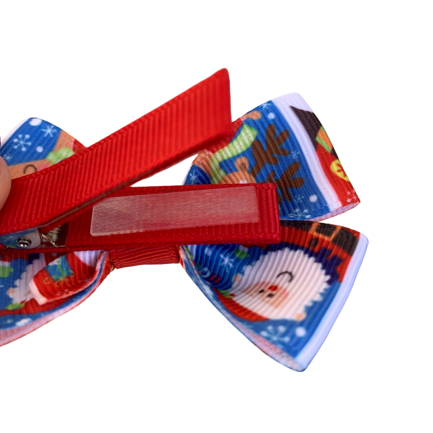 Christmas Double Bow Hair Clip