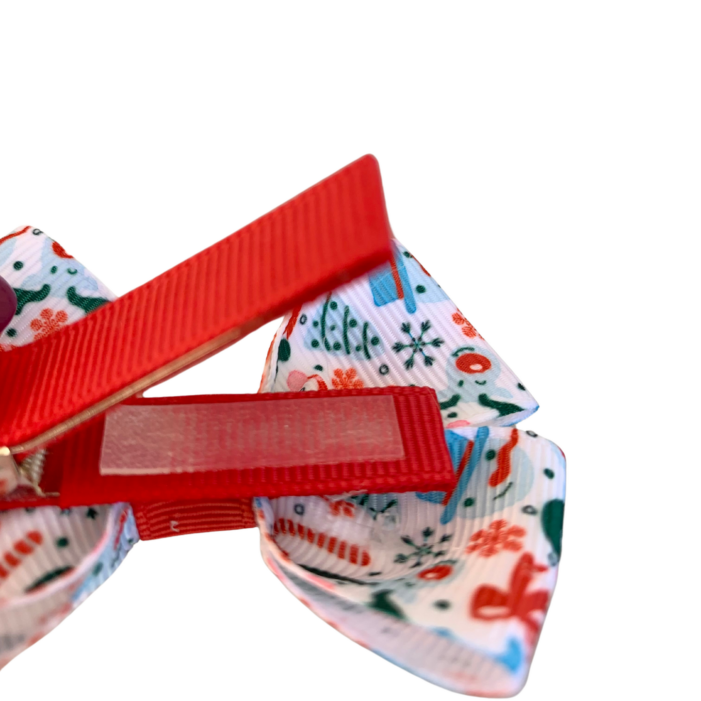 Christmas Spirit Double Bow Hair Clip