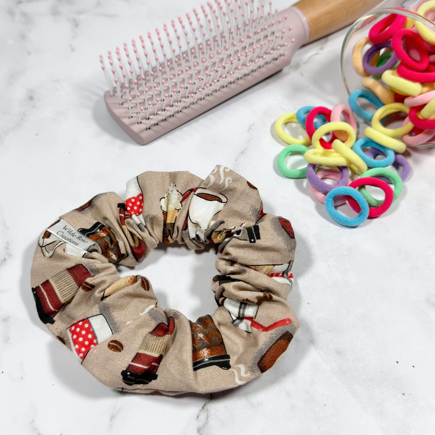 Coffee Regular Scrunchie