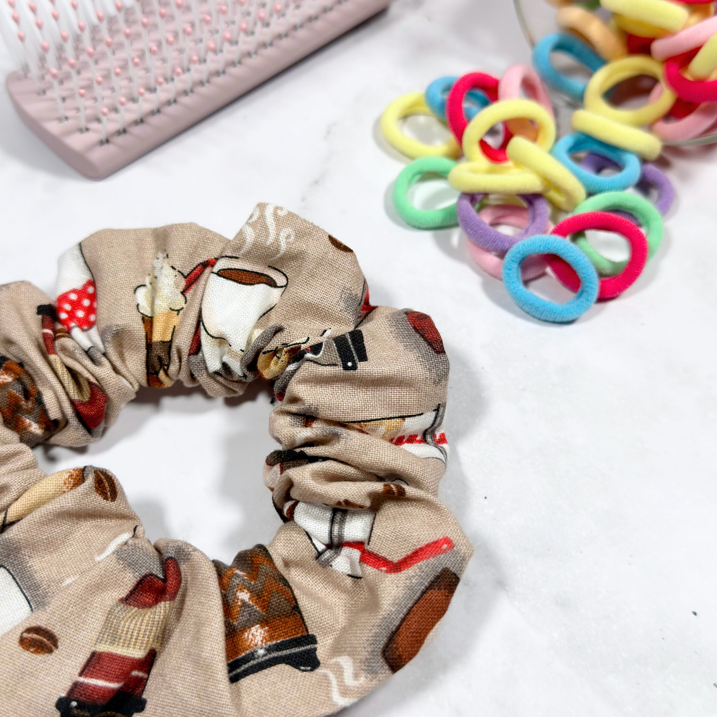 Coffee Regular Scrunchie