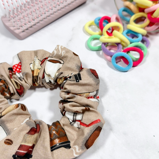 Coffee Regular Scrunchie