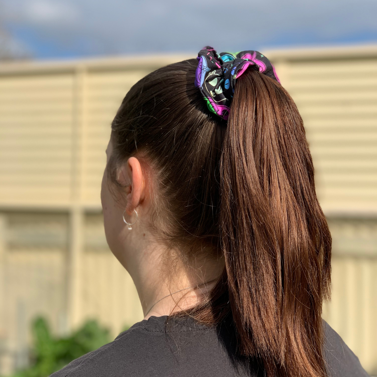 Spooky Cats Scrunchie