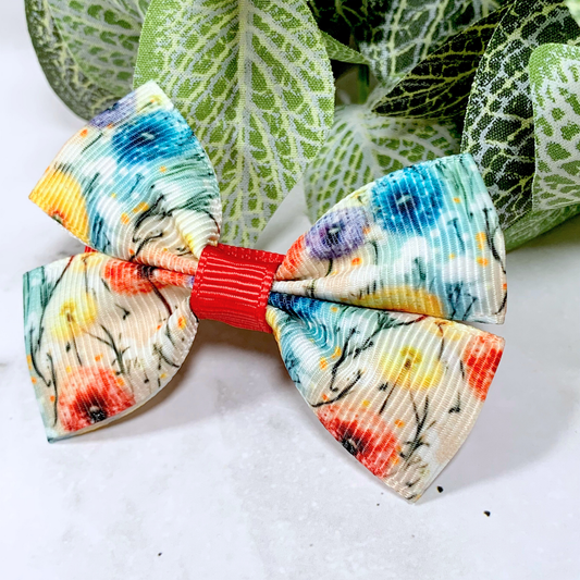 Dandelion Small Bow Hair Clip