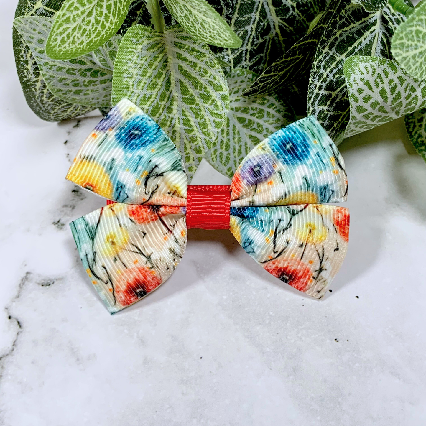 Dandelion Small Bow Hair Clip