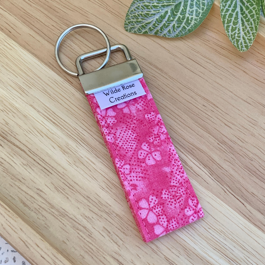 Dark Pink Keyring